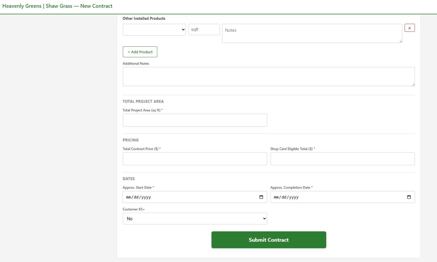 Form fields continued